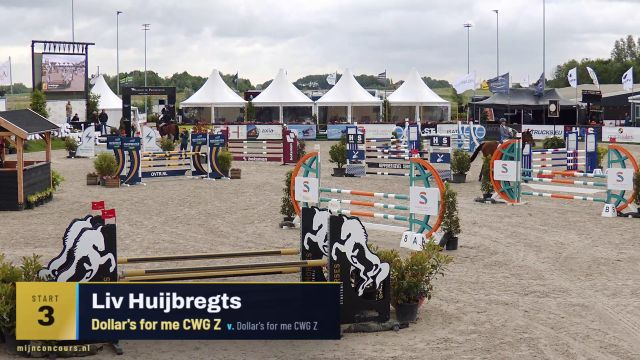 Do4.1 Stoeterij Black Horses Prijs - 5-jarige springpaarden 115cm